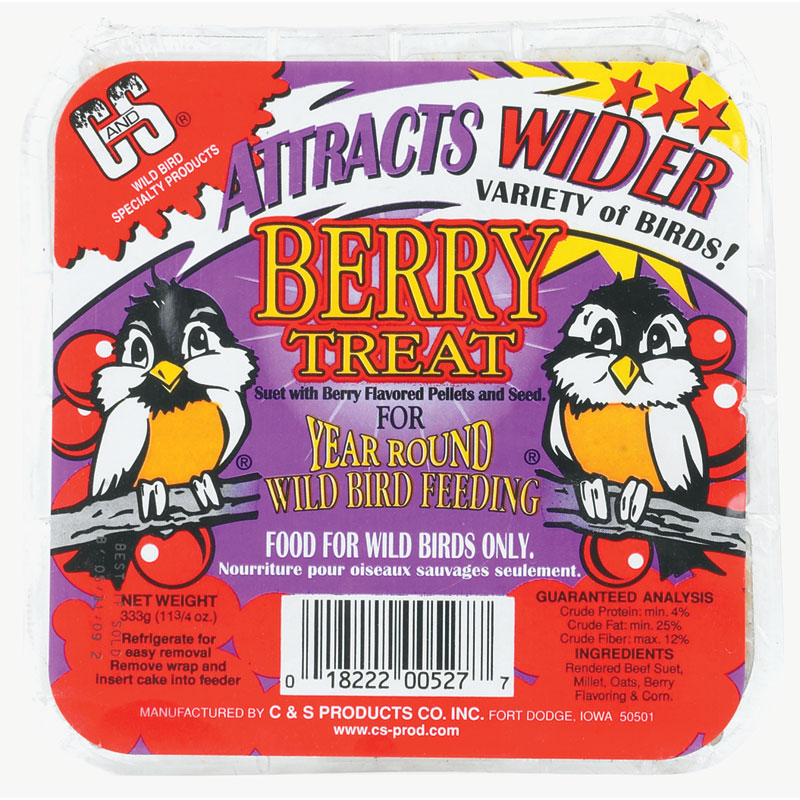 C&S® Berry Treat Suet Cake, 11.75 Oz.