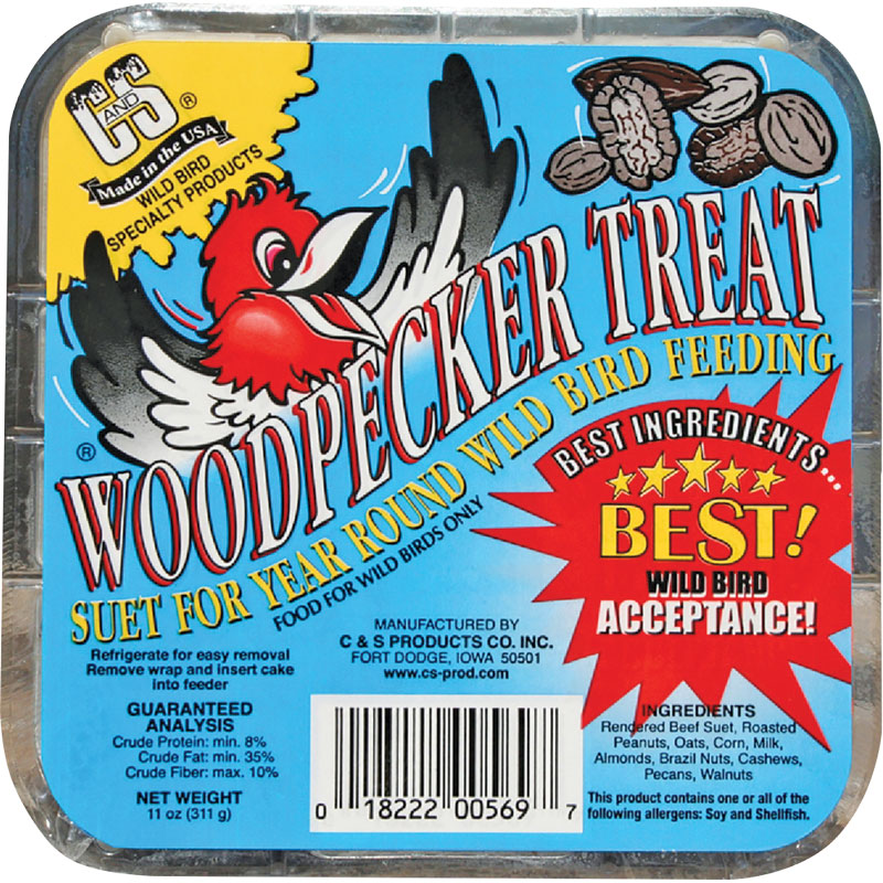 C&S® Woodpecker Treat Suet, 11 Oz.