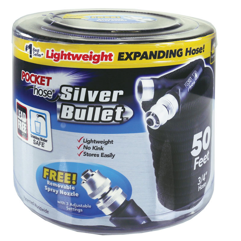 Pocket Hose® Silver Bullet™ Expanding Hose, 50'
