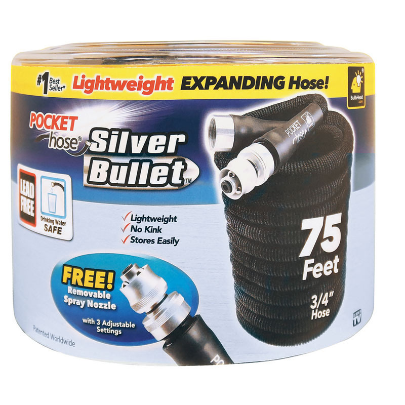 Pocket Hose® Silver Bullet™ Expanding Hose, 75'