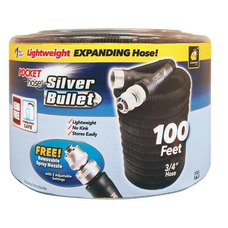 Pocket Hose® Silver Bullet™ Expanding Hose, 100'