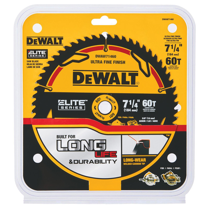 DeWalt® 7-1/4" Tungsten Carbide Tipped Circular Saw Blade
