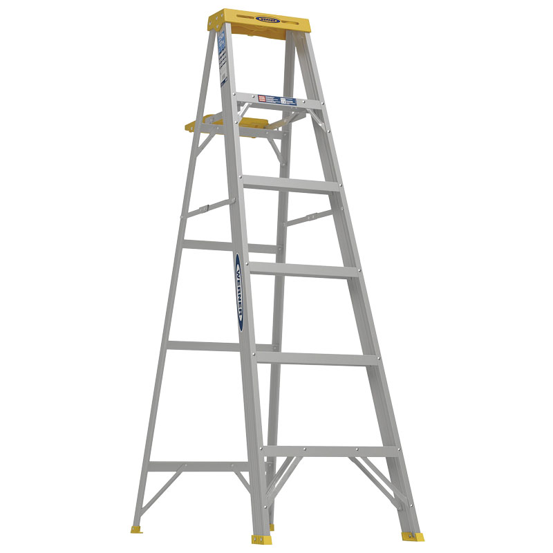6' Werner® Aluminum Step Ladder