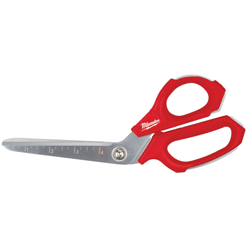 Milwaukee® 9.5" Iron Carbide Smooth Offset Jobsite Scissors