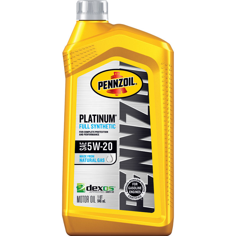 Pennzoil® 5W-20 Platinum® Synthetic Motor Oil, 1 Qt.