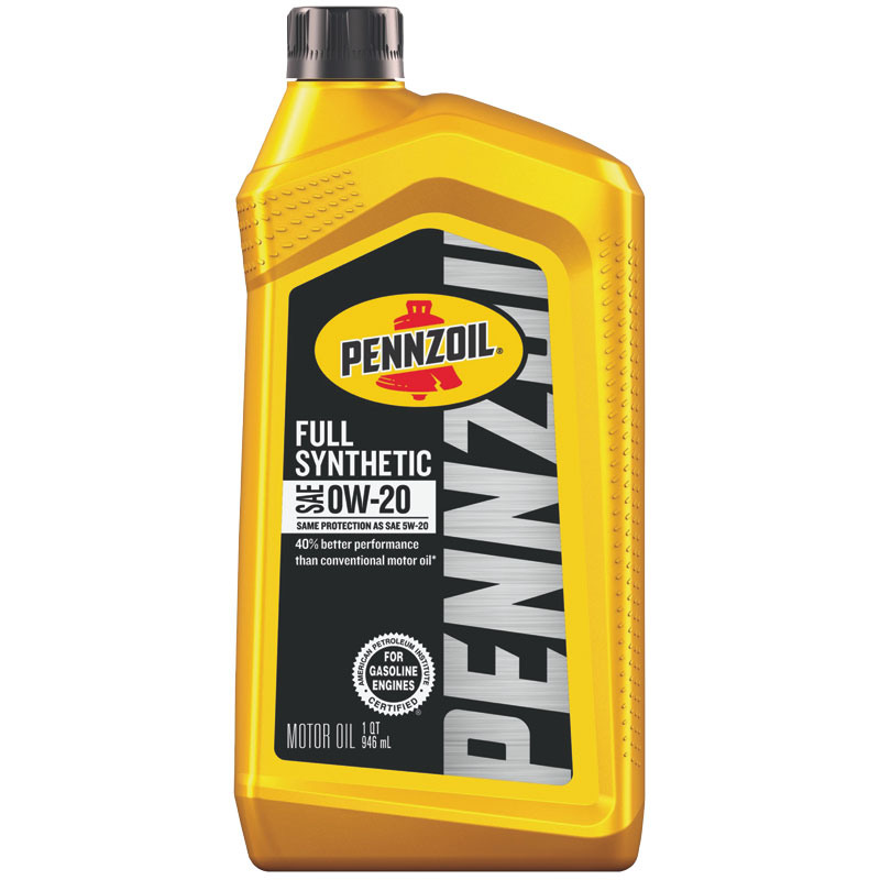 Pennzoil® 0W-20 Full Synthetic SAE Motor Oil, 1 Qt.