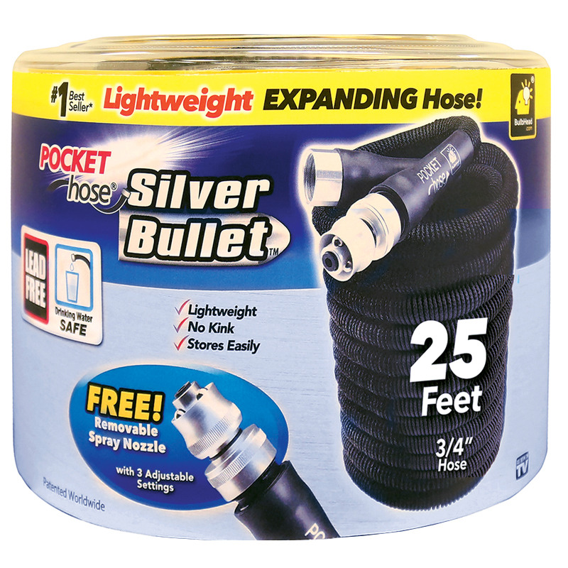 Pocket Hose® Silver Bullet™ Expanding Hose, 25'