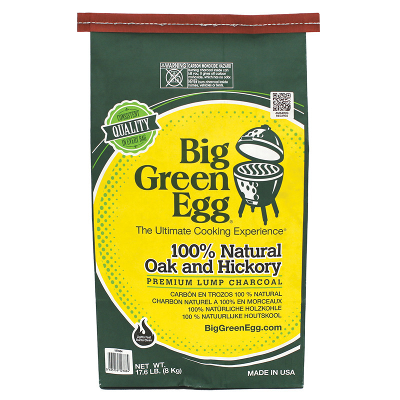 Big Green Egg® All Natural Hickory And Oak Lump Charcoal, 17.6 Lb.