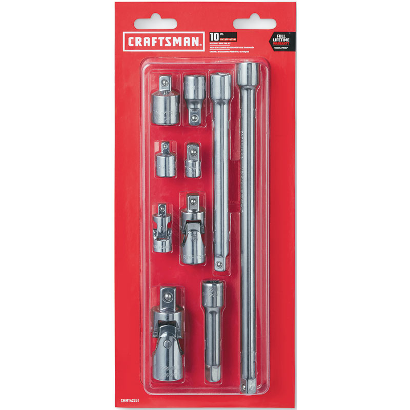 Craftsman® 10 Pc. 3 Drive Accessory Set