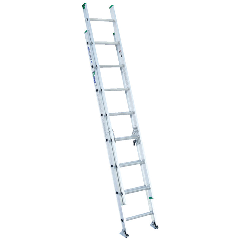 16' Werner® Aluminum Extension Ladder