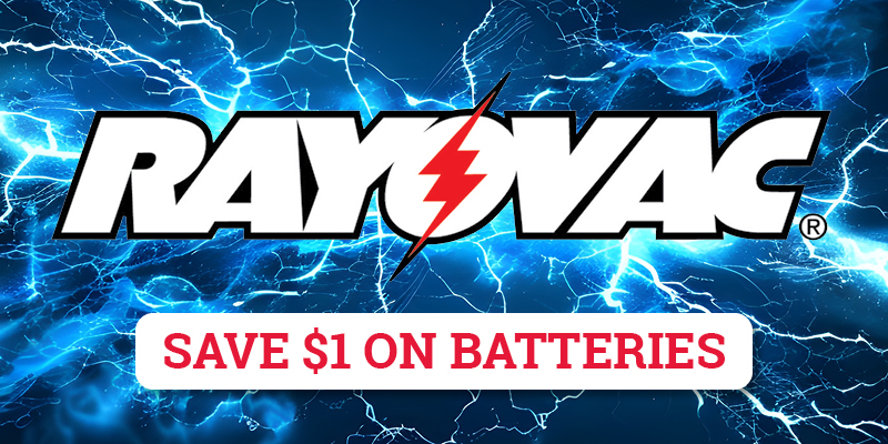 Rayovac® Save $1 on Select Battery Sets