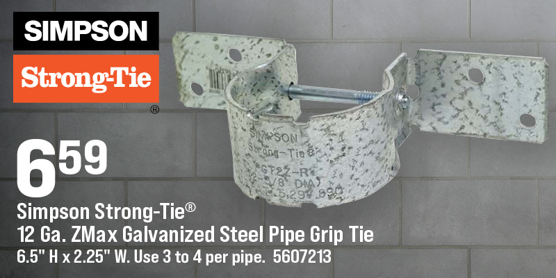 Simpson Strong-Tie Pipe Grip Tie