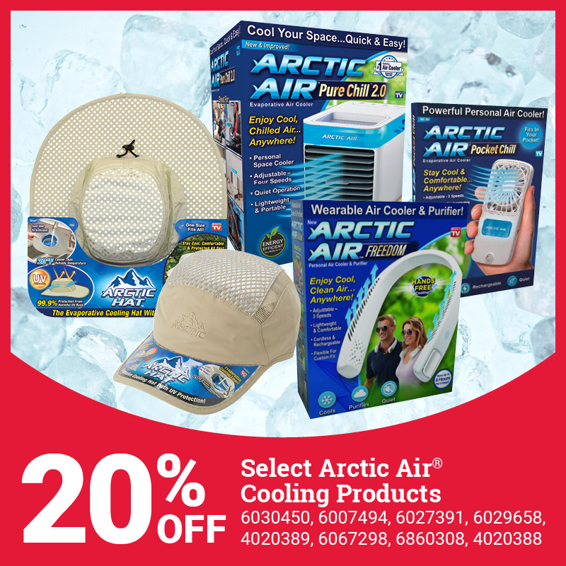 20% Off Select Arctic Air Cooling Products