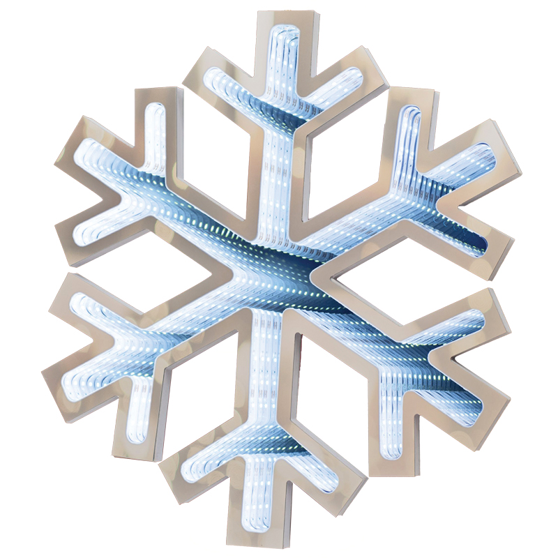 15.75" Snowflake LED Animated Tabletop Decoration