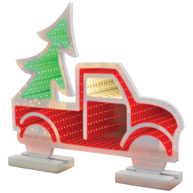 14" Truck LED Animated Tabletop Decoration