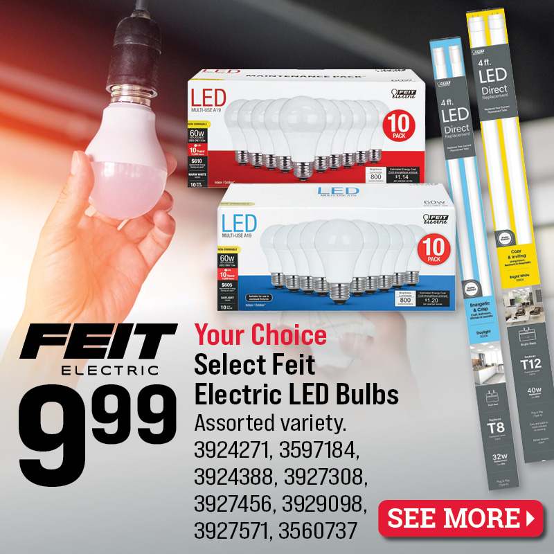 Select Feit Electronic LED Bulbs for Under $10