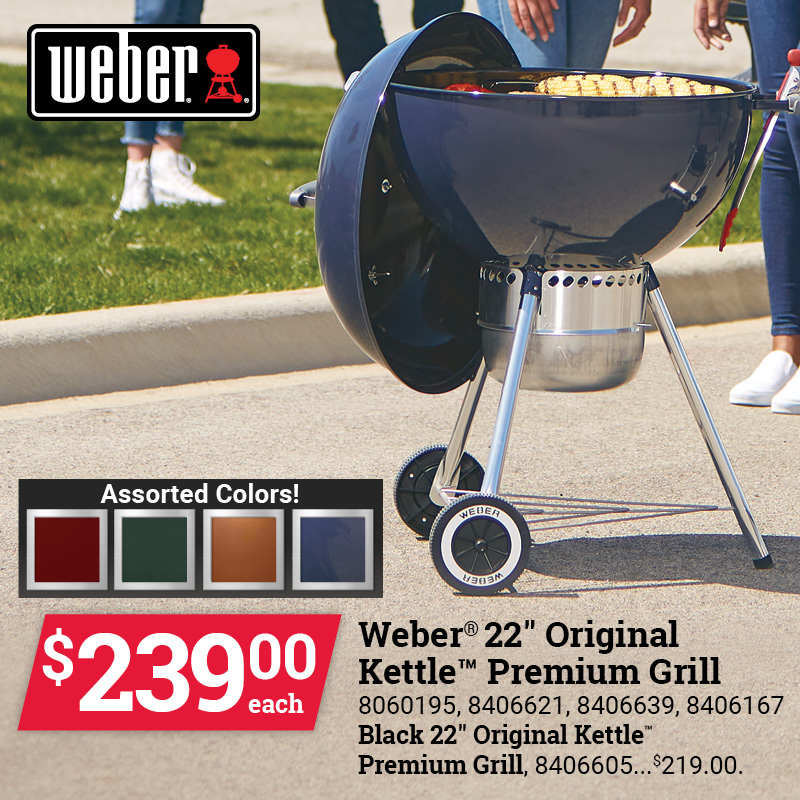 Weber® 22" Original Kettle Charcoal Grills